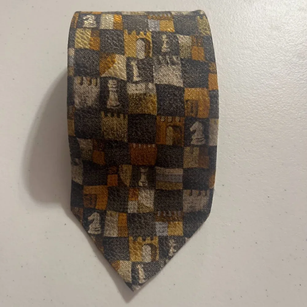 Ermenegildo Zegna Mens Silk Necktie